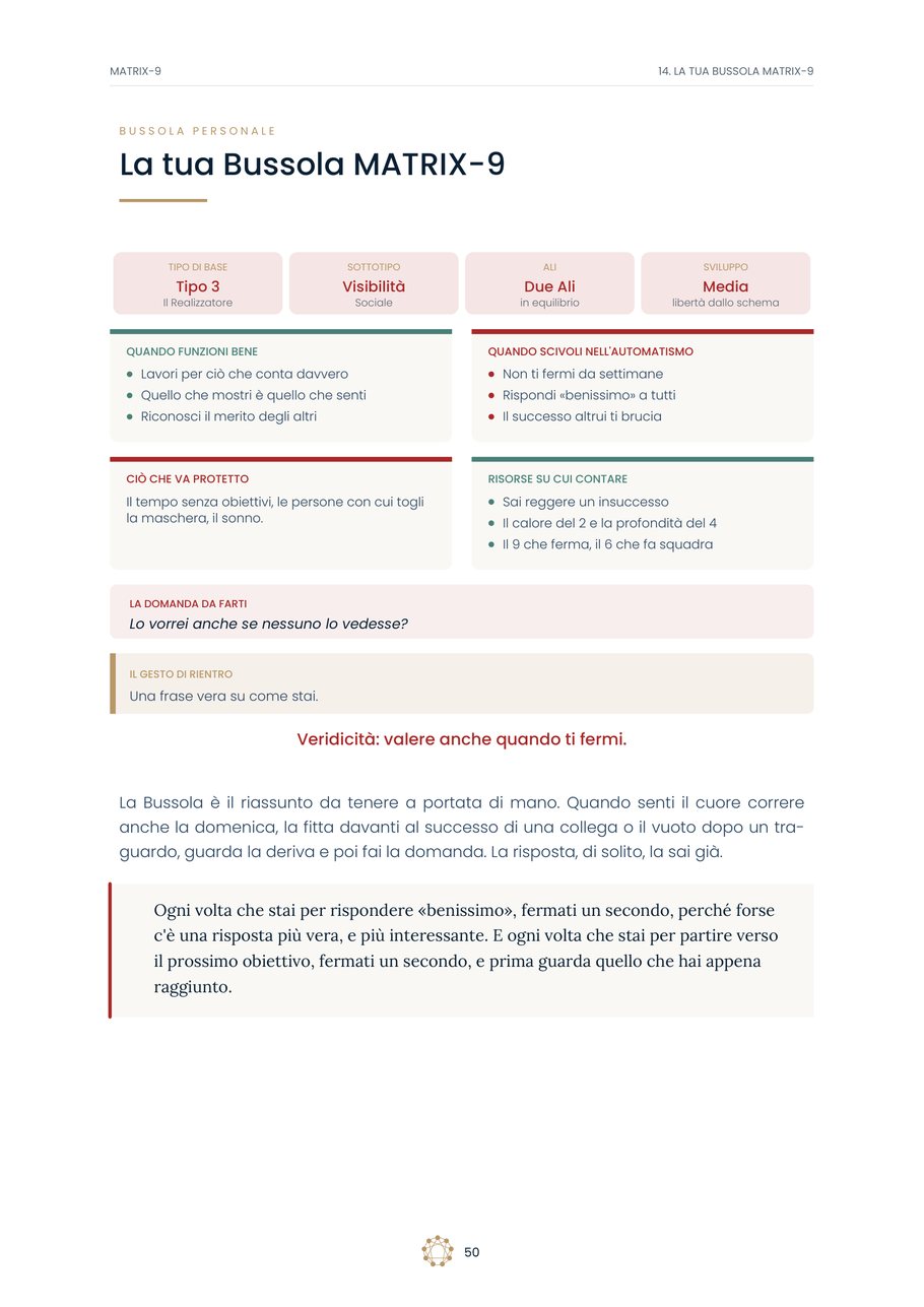 Pagina «La tua Bussola MATRIX-9»